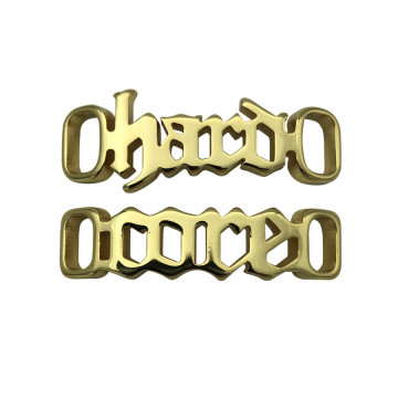 100% Hardcore schoen lacelocks Hard-Core goud [set van 2]