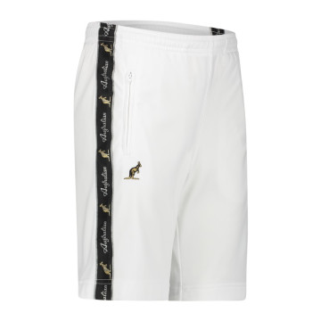 Australian bermuda met twee ritsen en zwarte bies 2.0 | wit