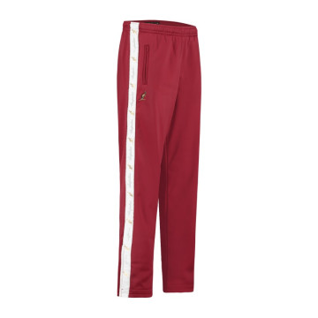 Australian broek met 2 ritsen en witte bies 2.0 | bordeaux rood