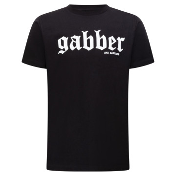 100% Hardcore T-shirt Gabber Essentials | Zwart