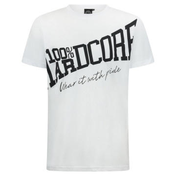 100% Hardcore T-shirt Tilted ESSENTIAL | Wit