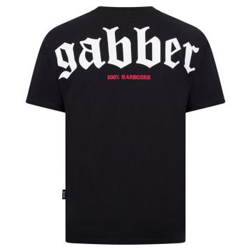 100% Hardcore gabber t-shirt | zwart