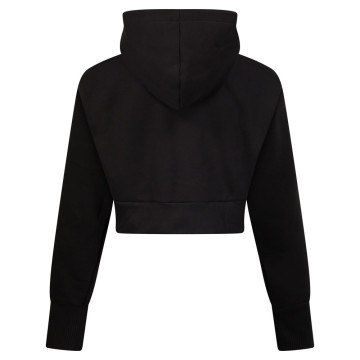 100% Hardcore Cropped Hoodie Pride | Zwart