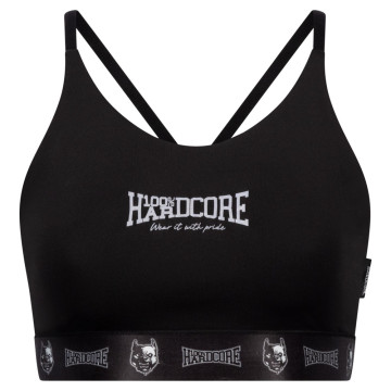 100% Hardcore taping sporttop | zwart