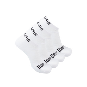 100% Hardcore enkel sokken 2-pack | wit