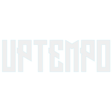 Uptempo autosticker the brand | wit