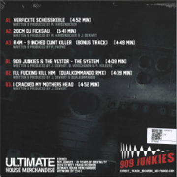 909 Junkies - 10 years of brutality terror vinyl