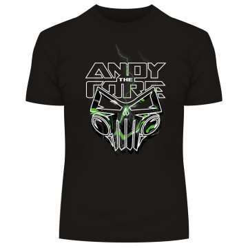 Andy The core T-shirt green skull | Limited edition 