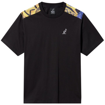 Australian Archive t-shirt schouder Mist | zwart