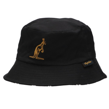 Australian reversible bucket hat | zwart