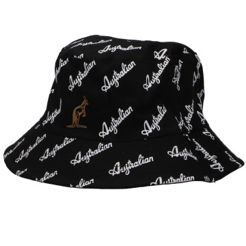 Australian reversible bucket hat | zwart