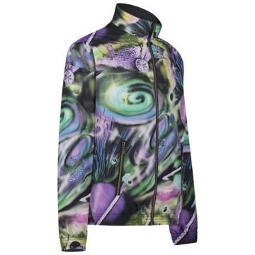 Australian Archive print jasje reversible zwart | Pian