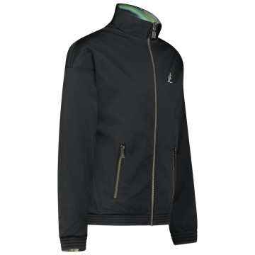 Australian Archive print jasje reversible zwart | Pian