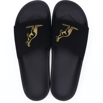 Australian slippers big logo | zwart - goud
