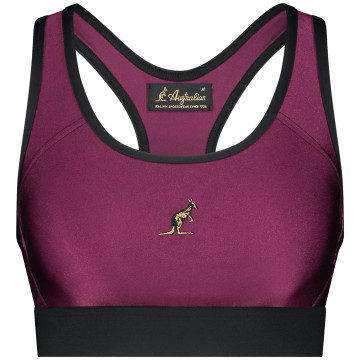 Australian dames glossy sporttop | anemone