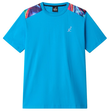 Australian Archive t-shirt schouder Pian | aqua