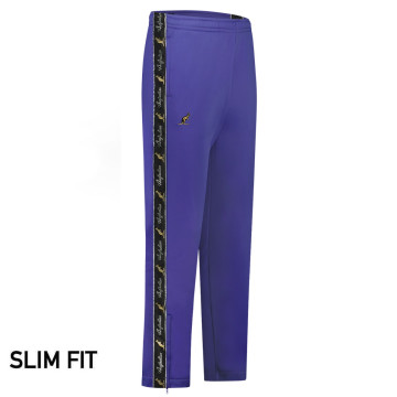 Australian broek slim fit met 2 ritsen en zwarte bies 3.0 | periwinkle blauw