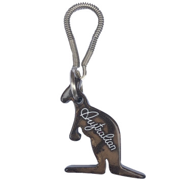 Australian sleutelhanger | marmer effect ☓ bruin