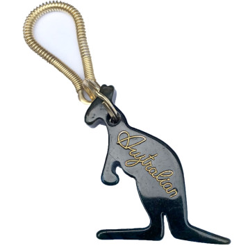 Australian sleutelhanger | marmer effect ☓ donker blauw