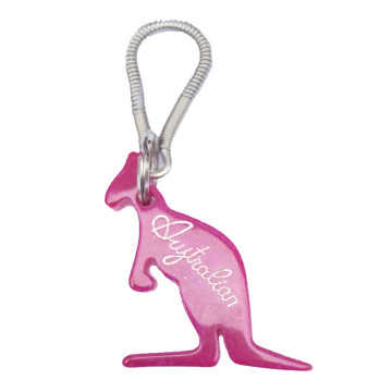 Australian sleutelhanger | marmer effect ☓ roze