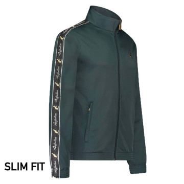 Australian slim fit jack zwarte bies 2.0 | woods green