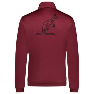 Australian slim fit jack zwarte bies + big logo 3.0 | bordeaux