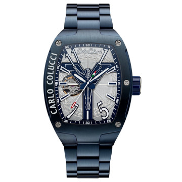 Carlo Colucci horloge stainless steel met vouwsluiting | CC101-2