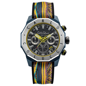 Carlo Colucci horloge stainless steel met siliconen band | CC201-2