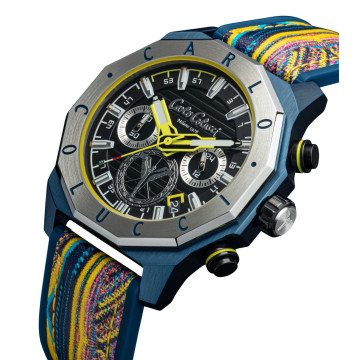 Carlo Colucci horloge stainless steel met siliconen band | CC201-2