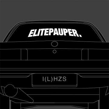 Elitepauper autosticker ESSENTIAL  75 CM | Wit