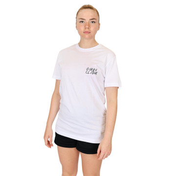 Gabba Clique T-shirt Meditation zwart | wit