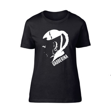 Hard-Wear Dames T-shirt Gabberina | zwart