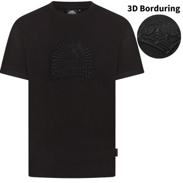 100% Hardcore t-shirt dog | zwart