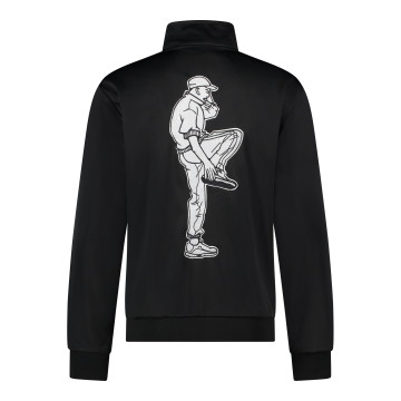 Hakkuh Trainingspak Bies + Big logo zwart