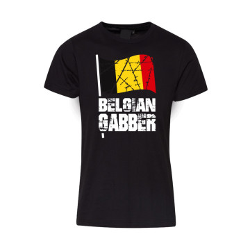 Hard-Wear T-shirt Belgian gabber | zwart