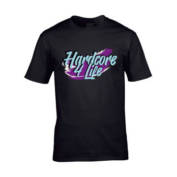 Hard-Wear x Graffiti T-shirt Hardcore 4 Life | zwart