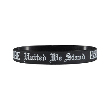 100% Hardcore bandje UNITED WE STAND | zwart
