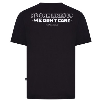 Hooligan t-shirt We Don't Care | zwart