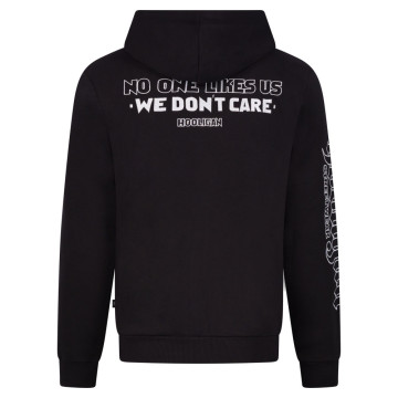 Hooligan zip hoodie We Don't Care | zwart