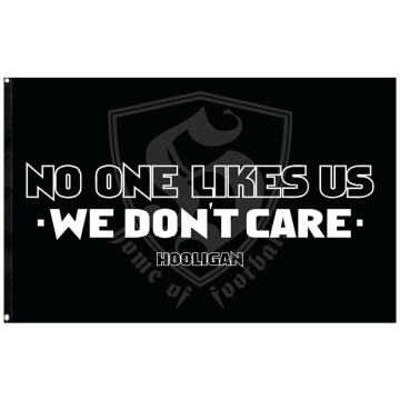 Hooligan vlag We Don't Care 