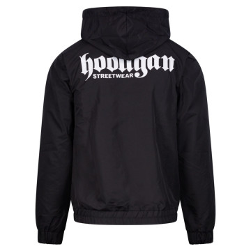 Hooligan windbreaker Essential | zwart - wit