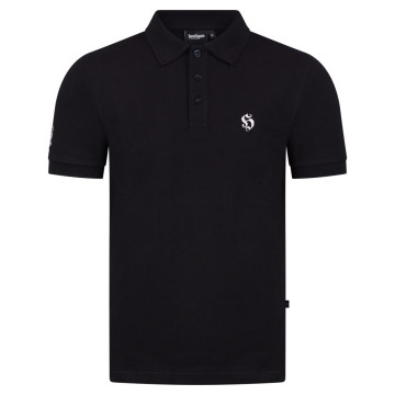 Hooligan polo Essential | zwart