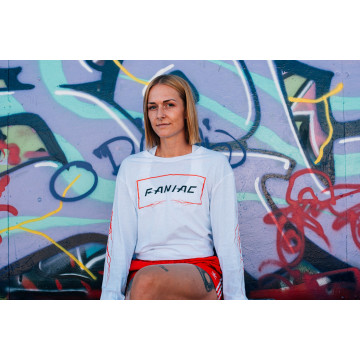 Faniac longsleeve lightning | wit 