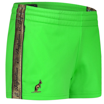 Australian dames hotpants met gouden bies 3.0 | kawasaki groen