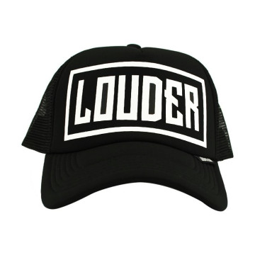 LOUDER trucker cap | zwart