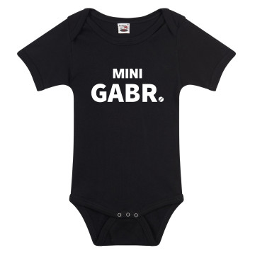 Mini GABR. Romper | Zwart