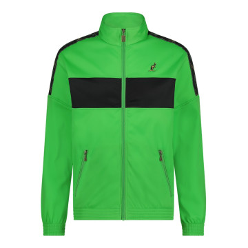 Australian colour block jack zwarte schouder bies | Kawasaki groen