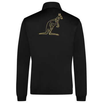 Australian slim fit jack zwarte bies + big logo 3.0 | zwart