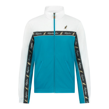 Australian duo jack zwarte borstbies 3.0 | peacock blauw - wit