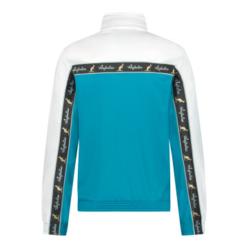 Australian duo jack zwarte borstbies 3.0 | peacock blauw - wit